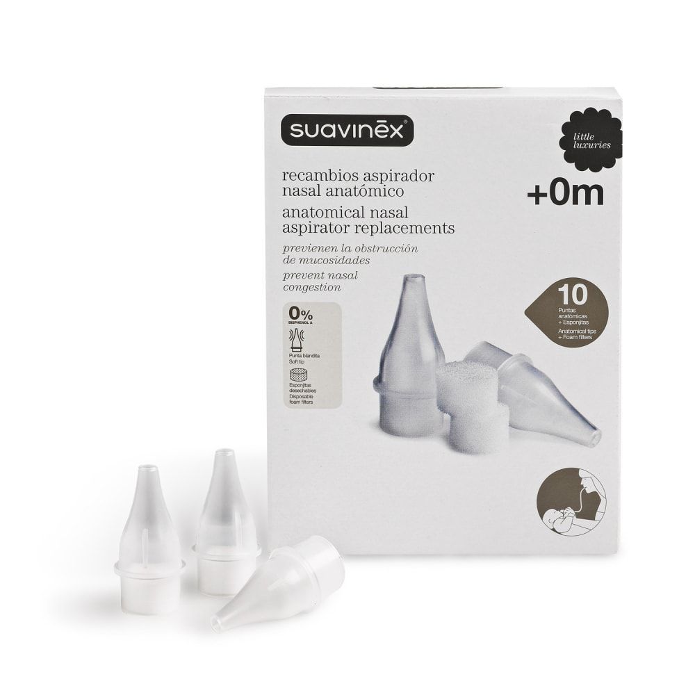 Embouts de rechange pour mouche bébé manuel ergonomique (Suavinex) - Image 1