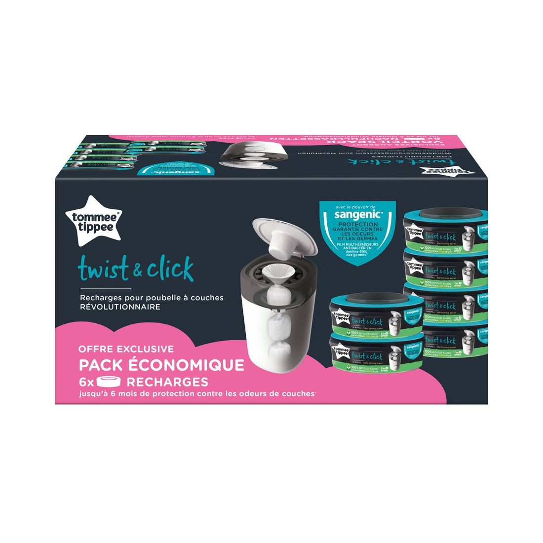 Recharges pour poubelles à couches Twist & Click (Tommee Tippee) - Image 6