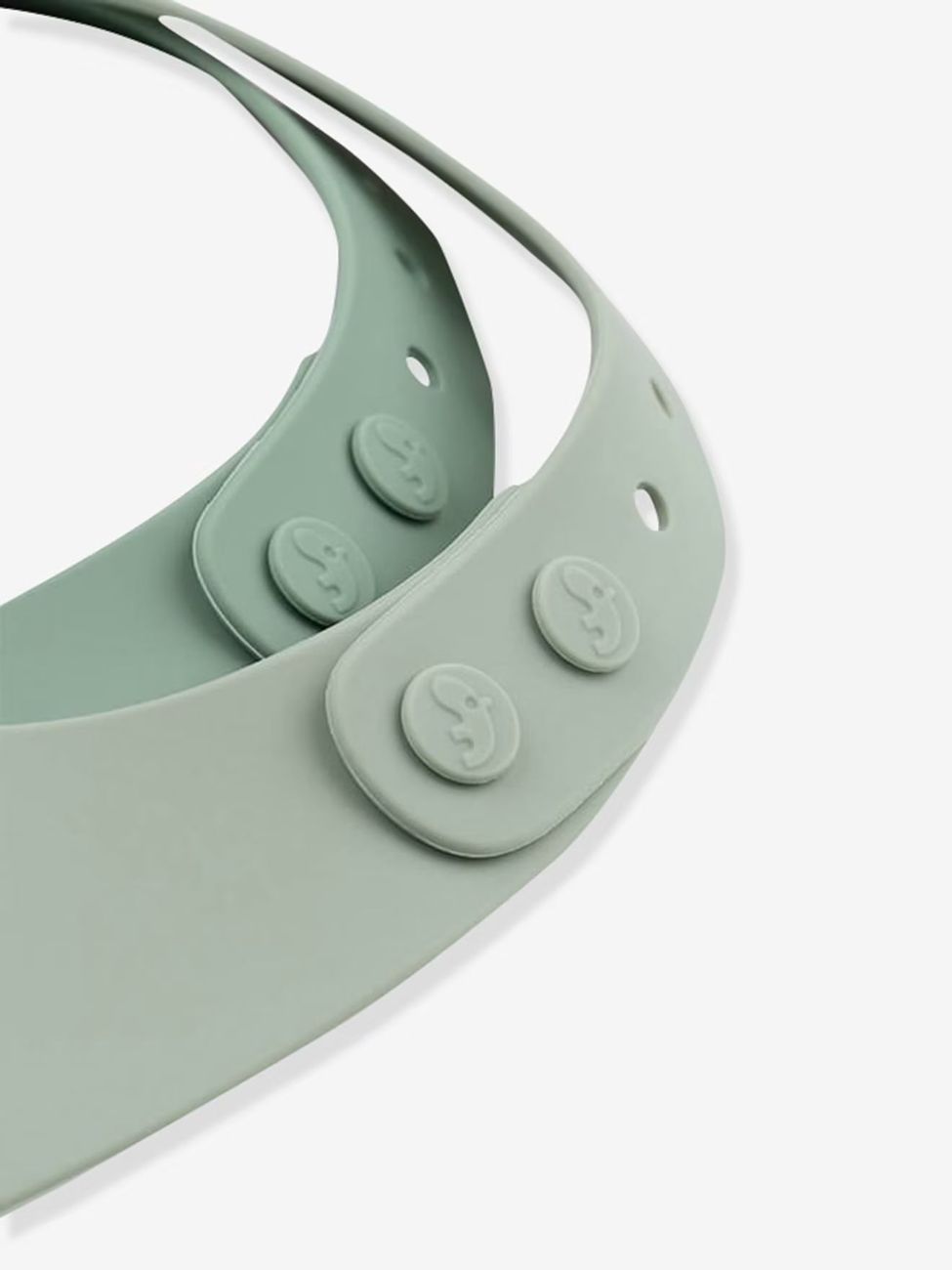 Lot de 2 bavoirs silicone Croco vert (Done by deer) - Image 2