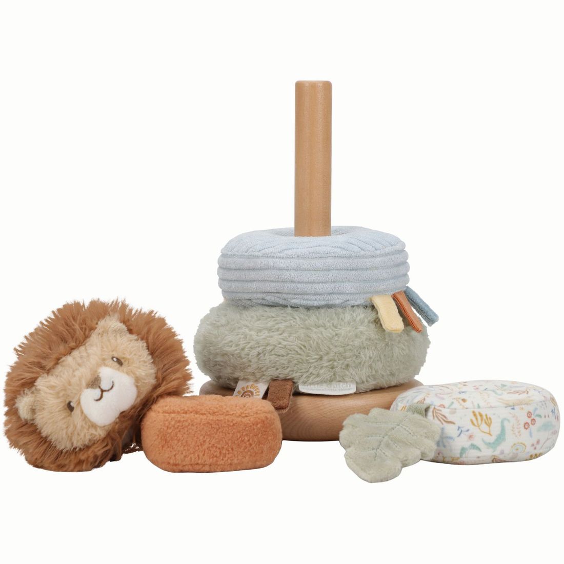 Lion à empiler doudou et bois Safari Friends (Little Dutch) - Image 7