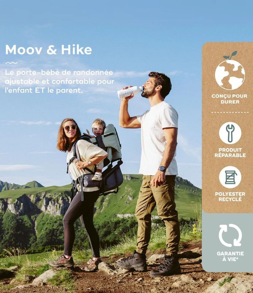 Moov & Hike - Le porte-bébé de randonnée conçu avec une kiné, confortable dès le 1er âge (Babymoov) - Image 10