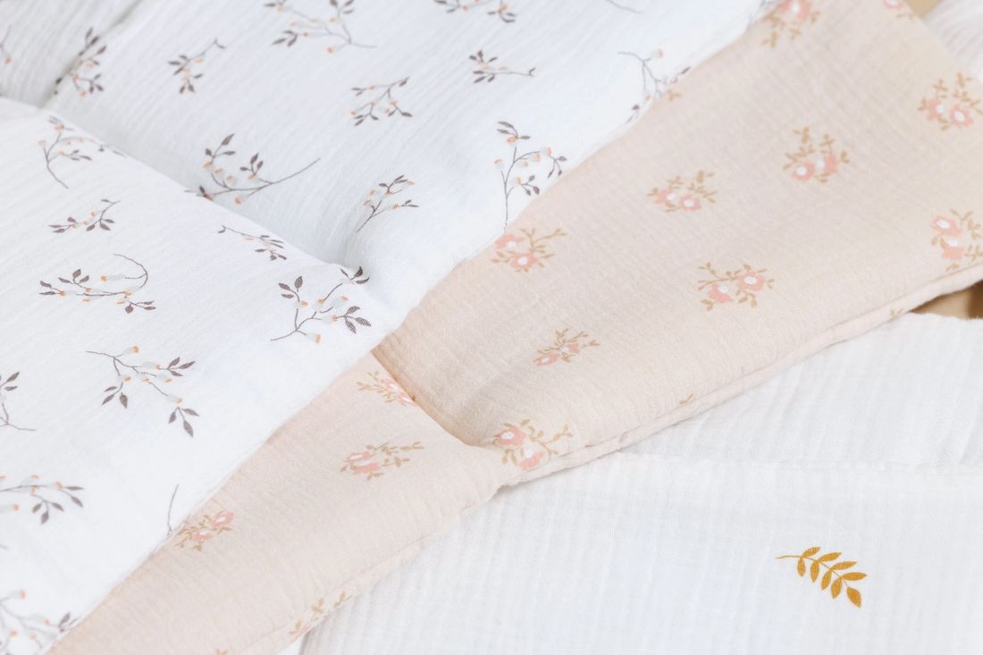 - Pochette de Rangement - Fleurs de Coton - Blanc (Mon Lit Cabane) - Image 7