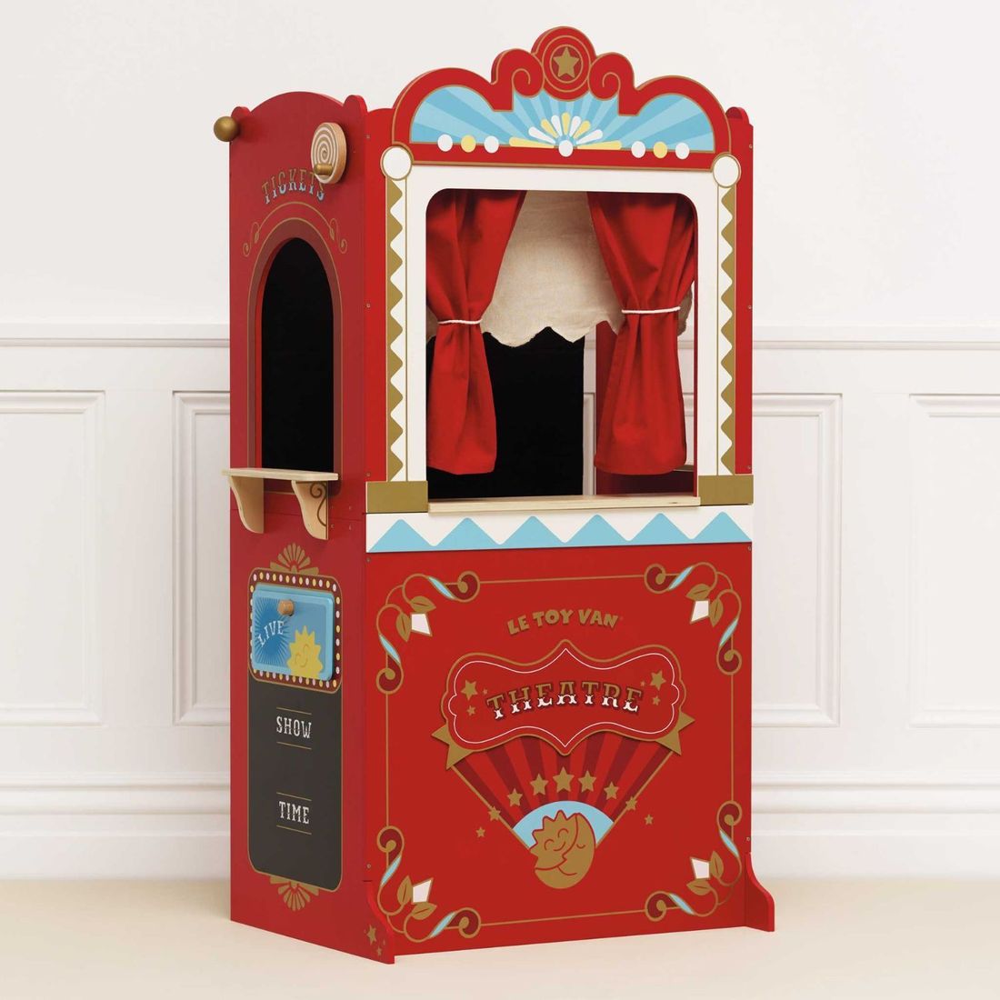 Théâtre de marionnettes rétro en bois FSC (Le Toy Van) - Image 4