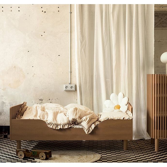 Lit Bébé Evolutif Tokyo Chêne Caramel - 140 x 70 cm (Nina Bien) - Image 2