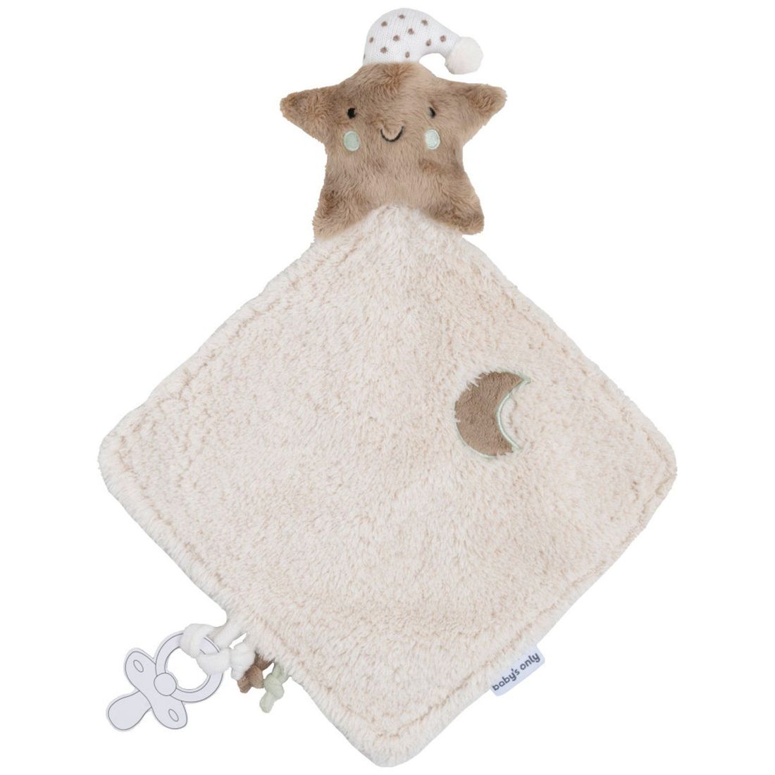 Doudou attache sucette Heaven Clay-Warm Linen (Baby's Only) - Image 1