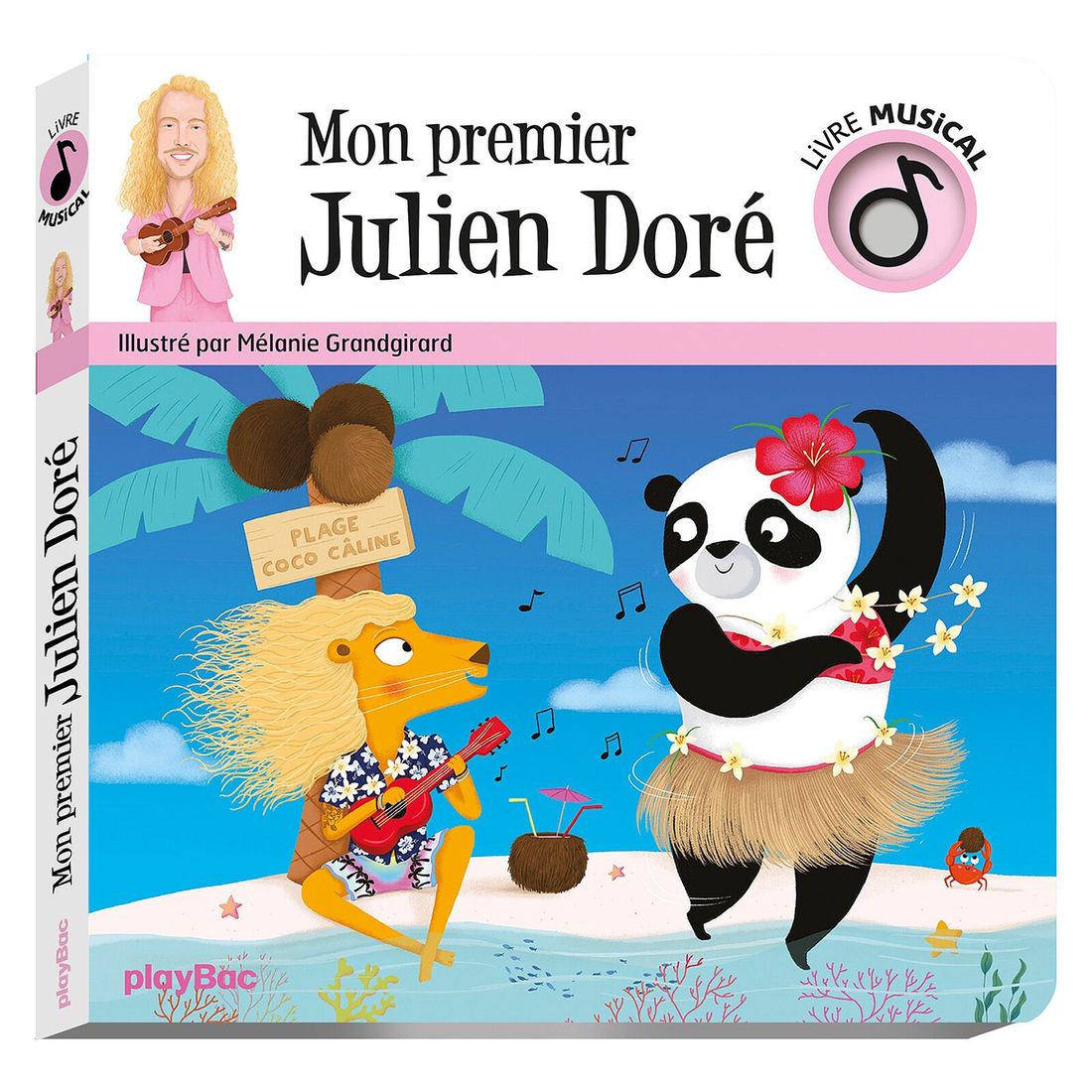 Livre Musical Mon Premier Julien Doré (playBac) - Couverture