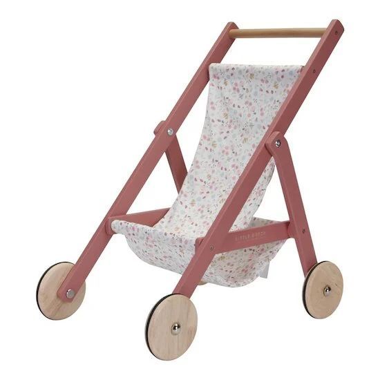 Poussette pour poupée en bois (Little Dutch) - Image 1