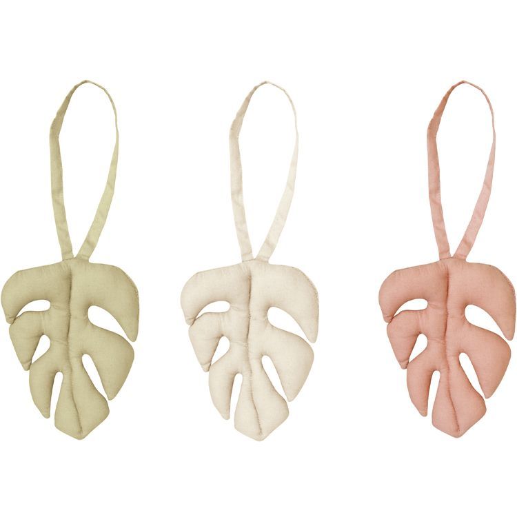 Lot de 3 jouets à suspendre bamboo Monstera (Lorena Canals) - Image 1