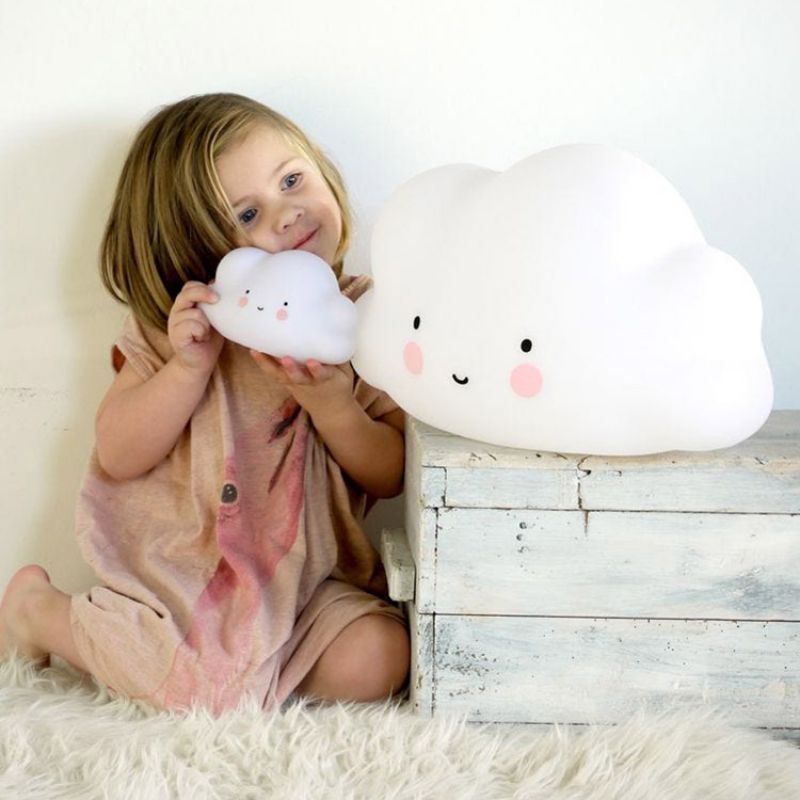 Petite veilleuse nuage blanc (16 cm) (A Little Lovely Company) - Image 4