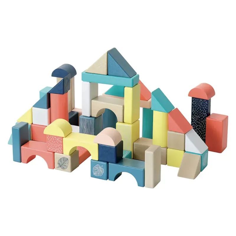 Baril de 54 cubes sous la canopée (Vilac) - Image 1