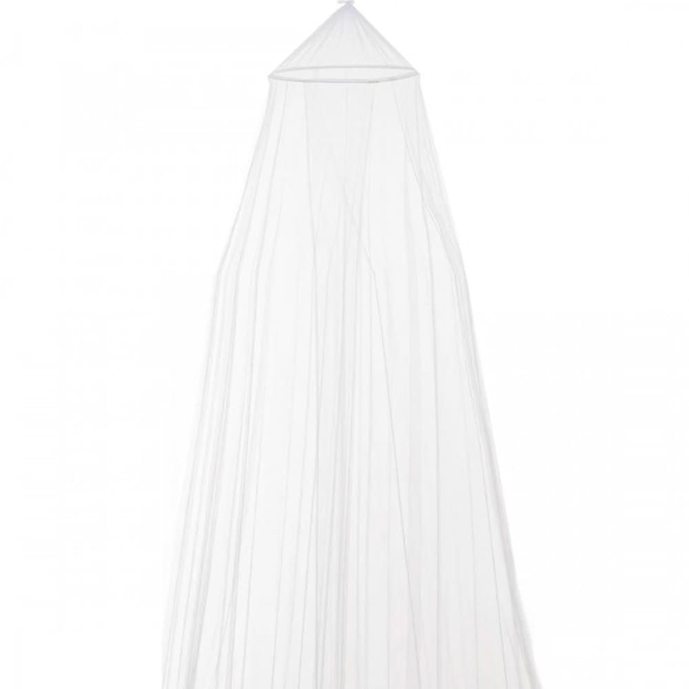 Moustiquaire de lit polyester blanc - 1 place (Wadiga) - Couverture