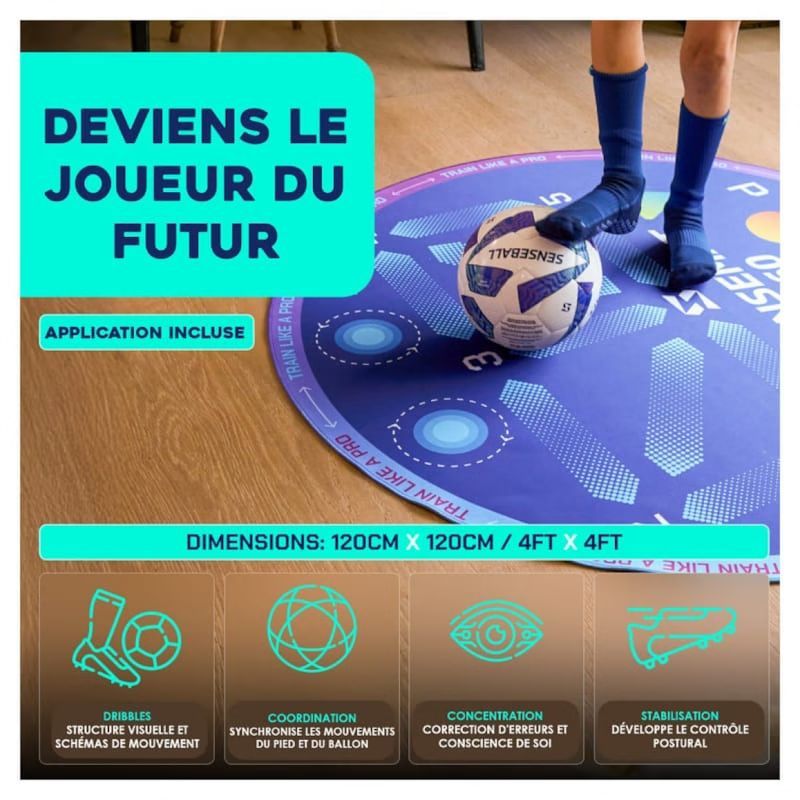 Tapis d'entrainement pour le football - sensemat 360 (Icare) - Image 2