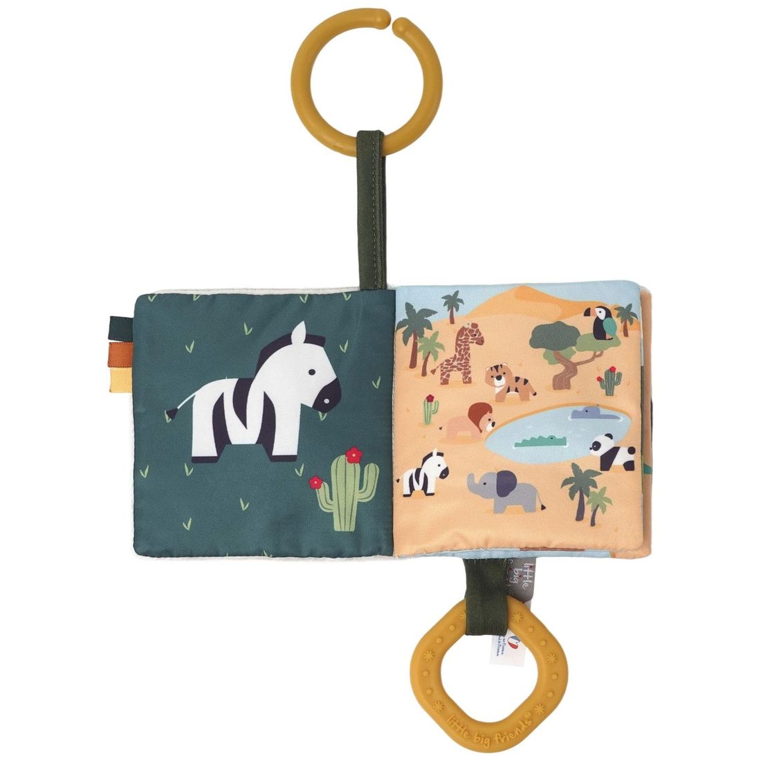 Livre en tissu bébé Jungle (Little Big Friends) - Image 6