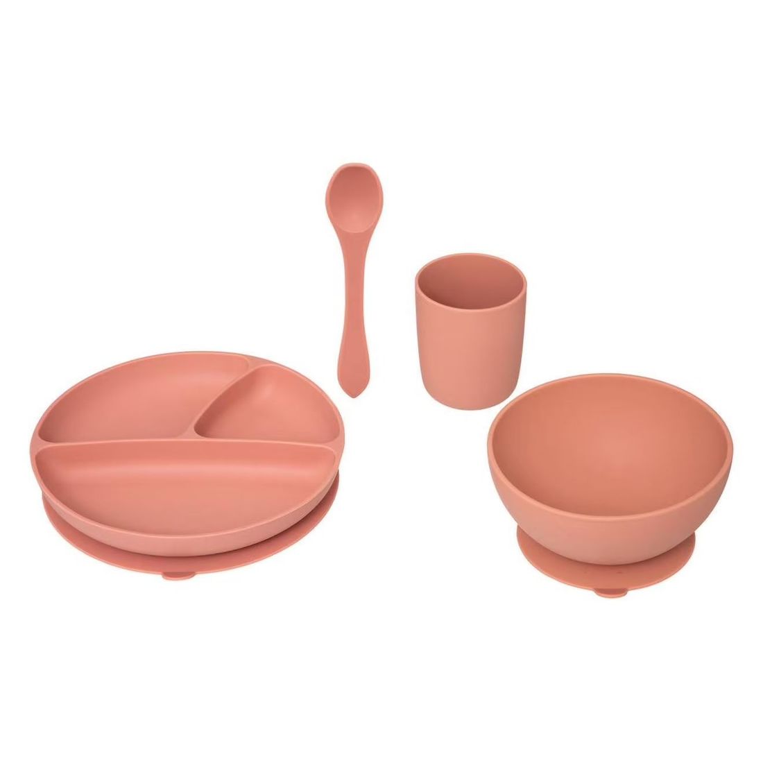 Set Repas Enfant Bleu 20x20cm Rose (Atmosphera) - Couverture