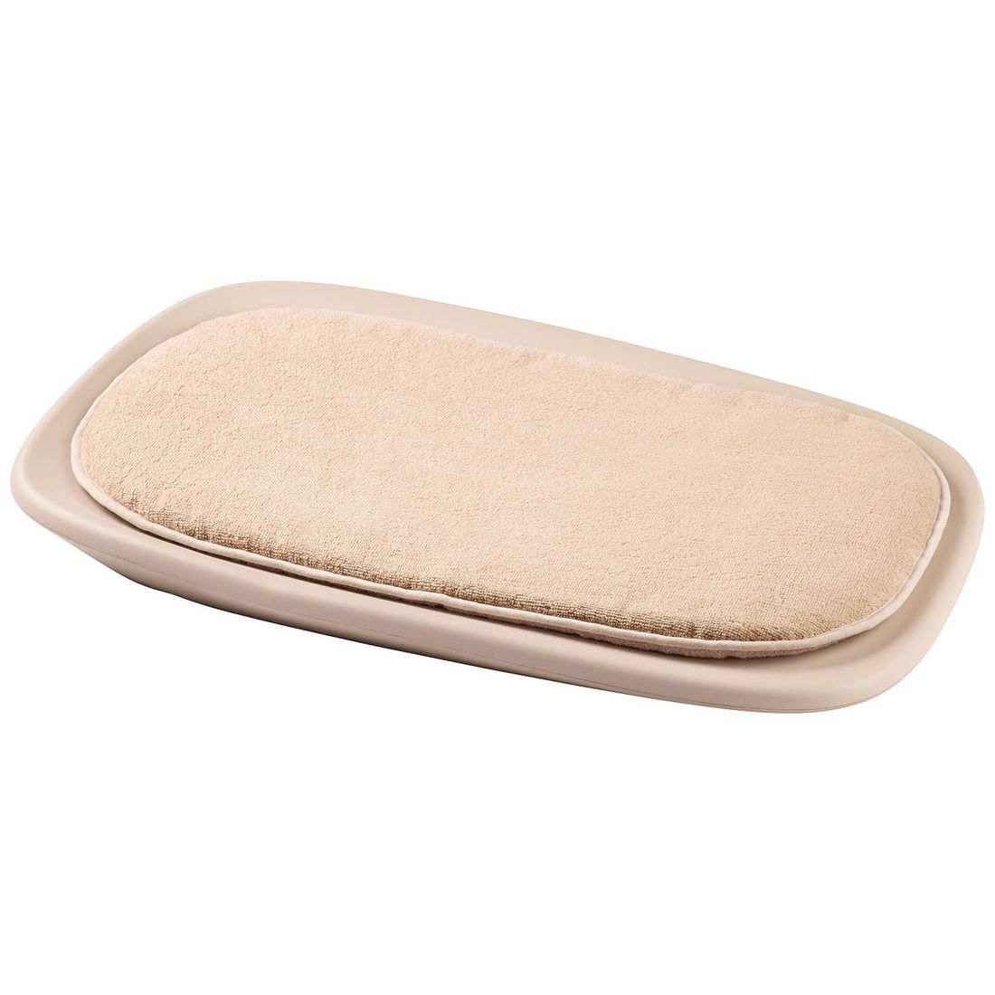 Coussin en éponge pour matelas à langer Beige (Nattou) - Image 6
