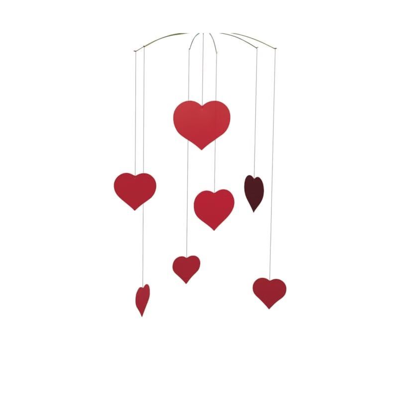 Mobile de coeurs (Flensted) - Image 1