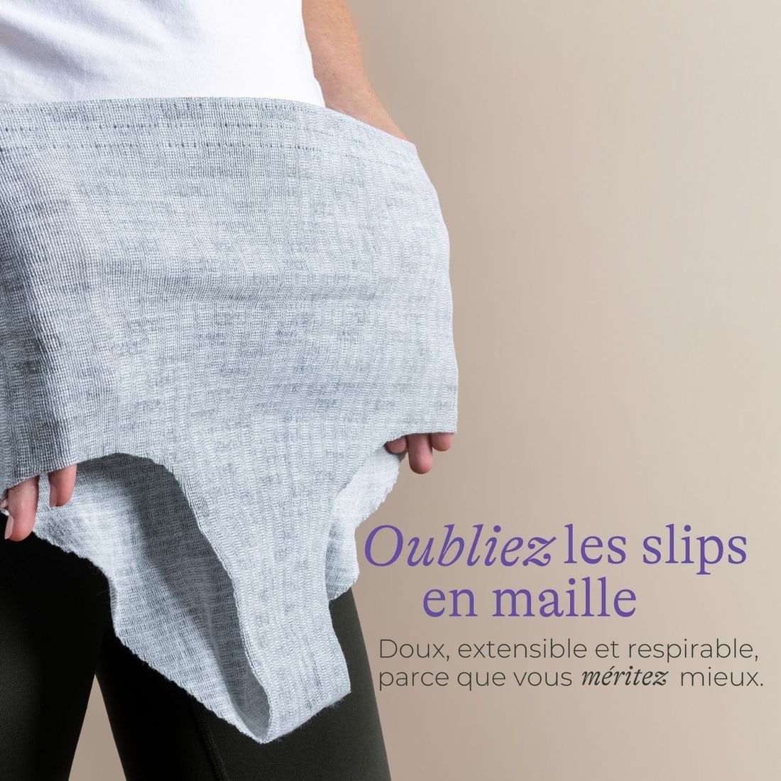 Lot de 4 slips filets de maternité lavables (Lansinoh) - Image 5