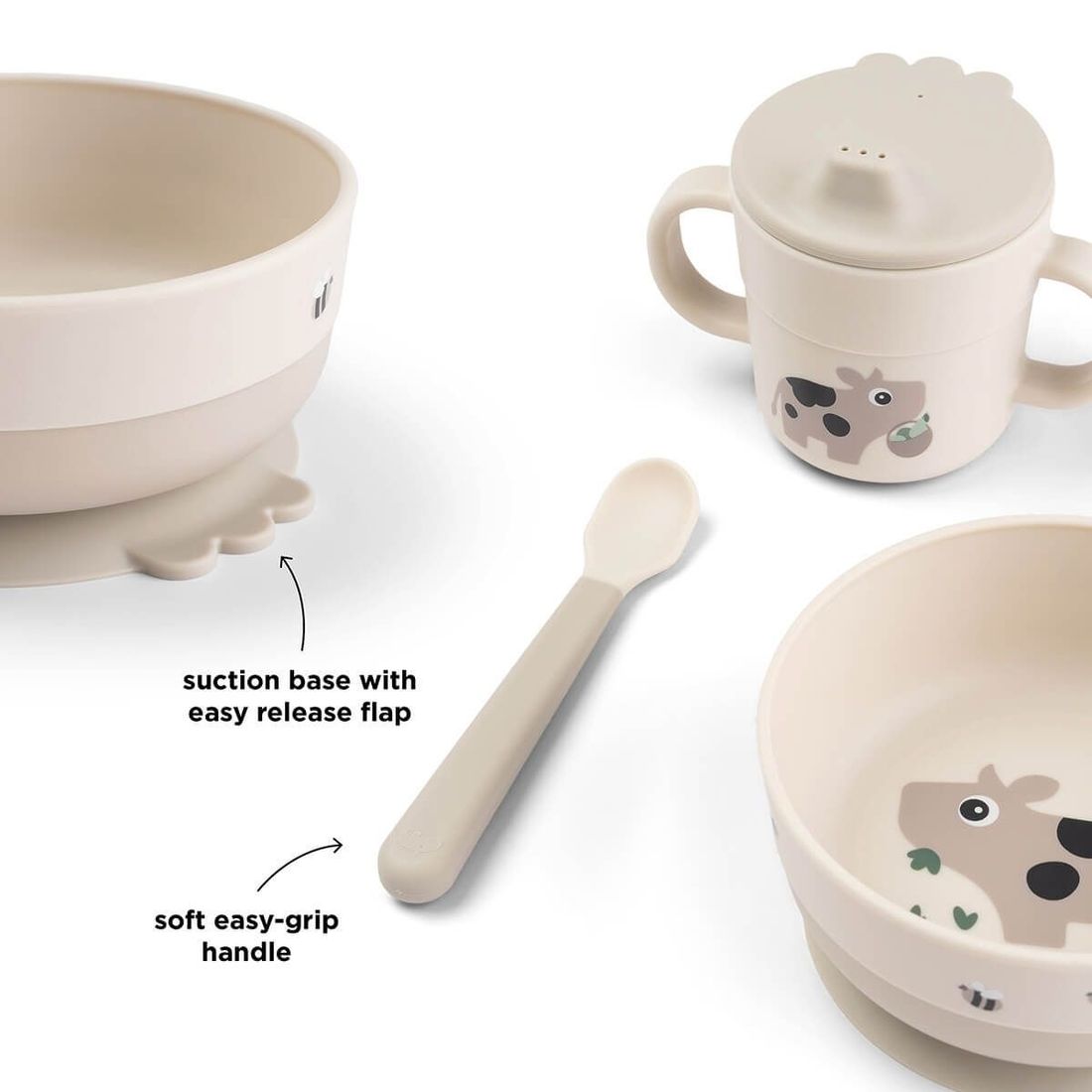 Coffret premier repas Foodie ventouse Tiny farm Sable (Done by deer) - Image 5