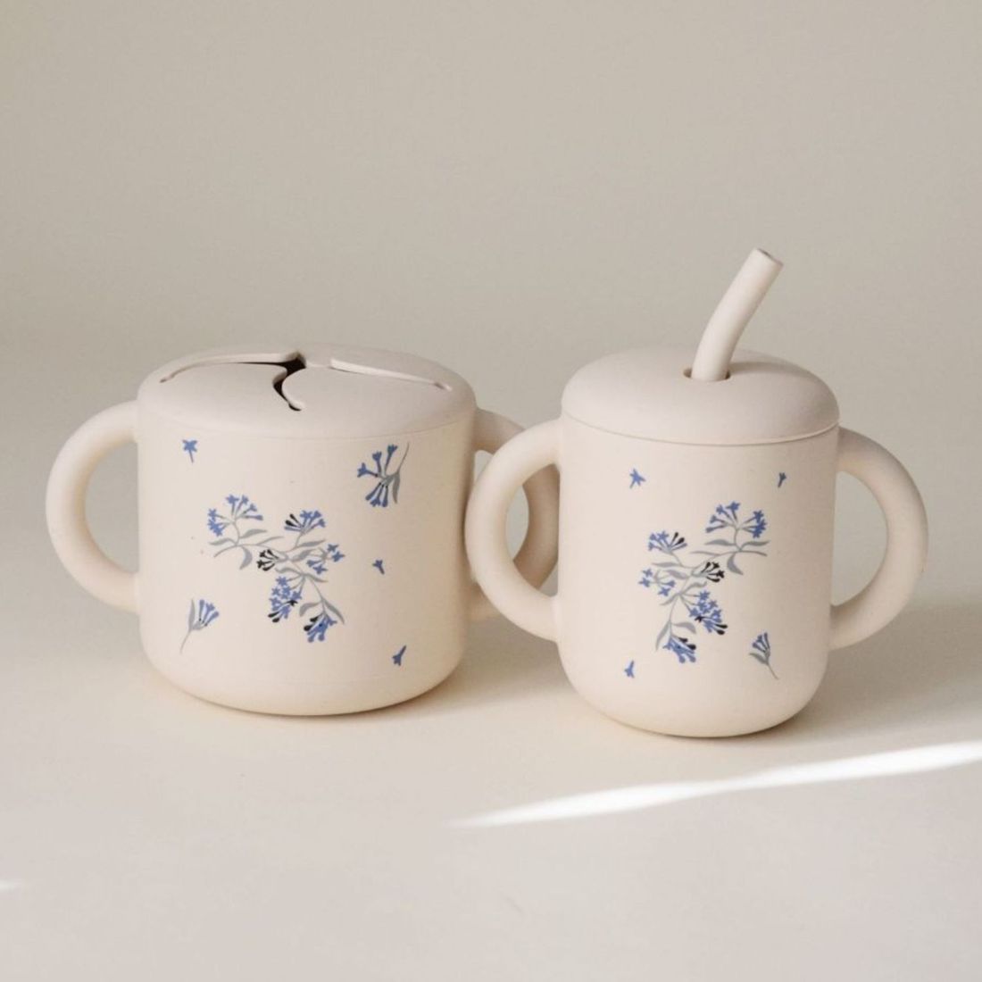 Tasse à paille Lilac Flowers (Mushie) - Image 3