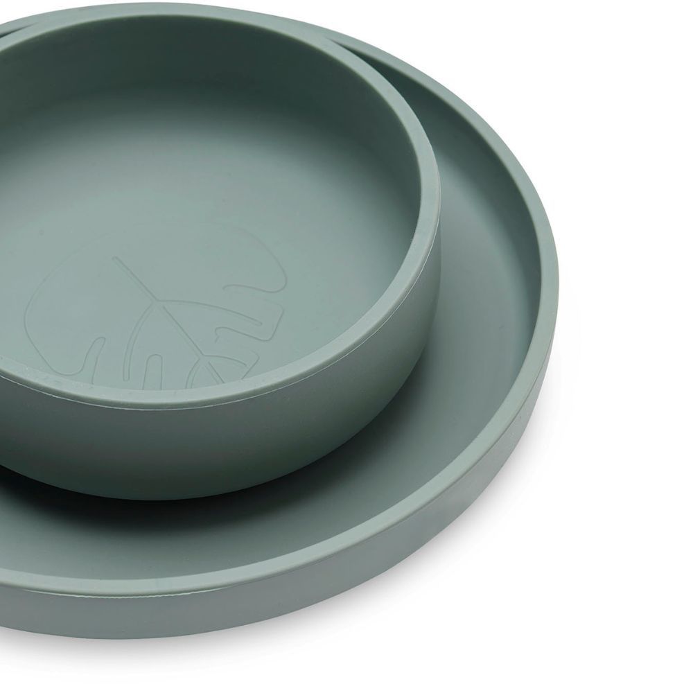 Coffret repas en silicone Ash green vert (4 pièces) (Jollein) - Image 5