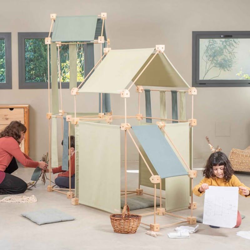 Jeu de construction géant en bois et ti (Trigonos) - Image 1