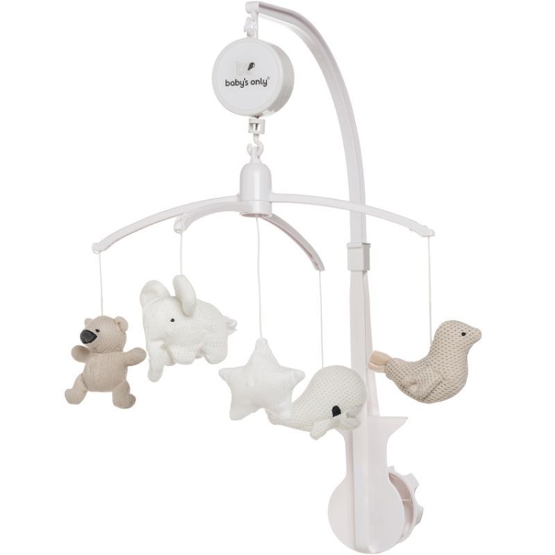 Mobile musical animaux beige (Baby's Only) - Image 1