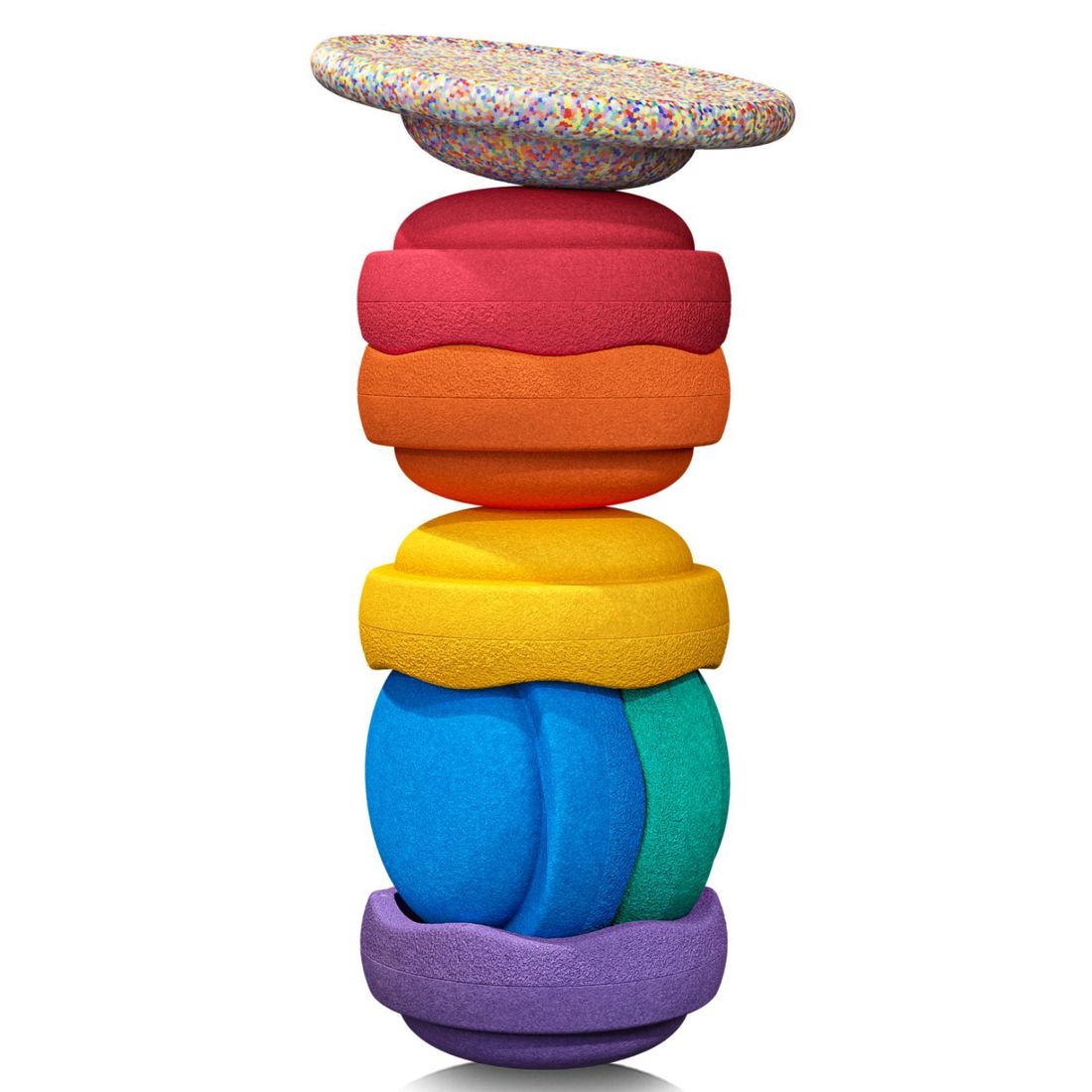Jeu de motricité Stapelstein Rainbow Set classic (Stapelstein) - Image 6