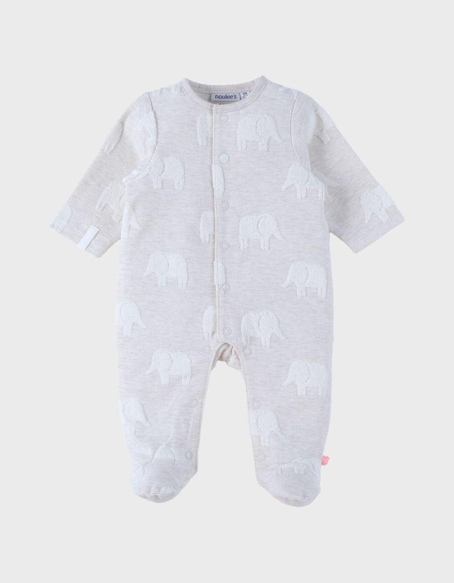 Pyjama bébé, coton jacquard (Noukie's) - Image 1