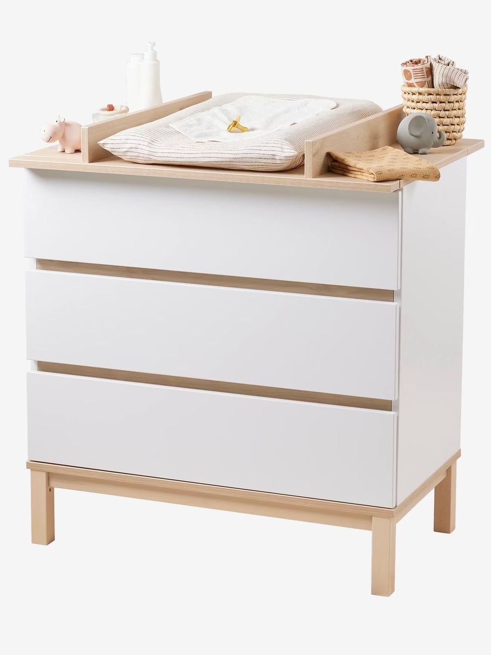 Commode à langer LIGNE COMETE blanc (Vertbaudet) - Image 2