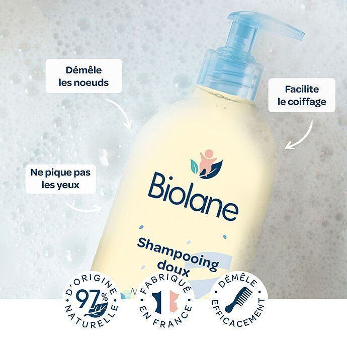 Shampooing Très Doux - 350 ml (Biolane) - Image 3