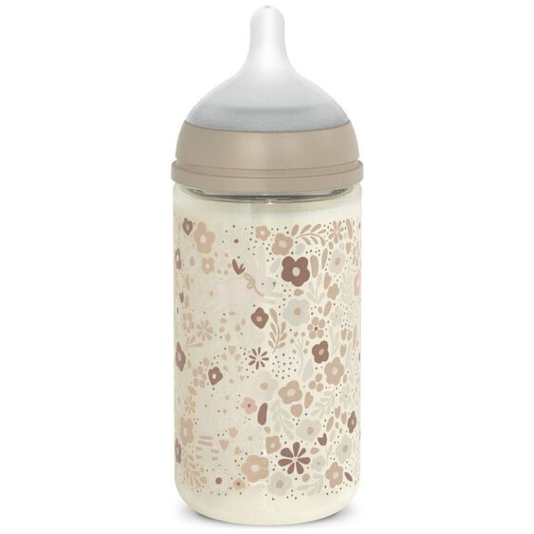 Biberon verre tétine SXPro M Wonderland Liberty beige (240 ml) (Suavinex) - Image 6