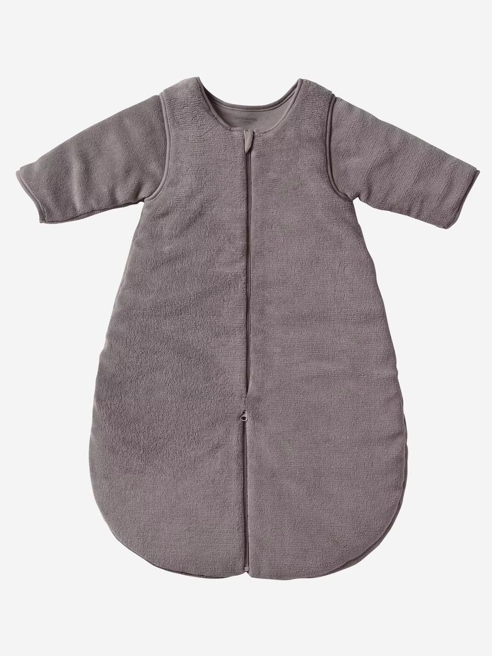 Combinaison de transport polaire microfibre, manches amovibles taupe (Vertbaudet) - Image 1