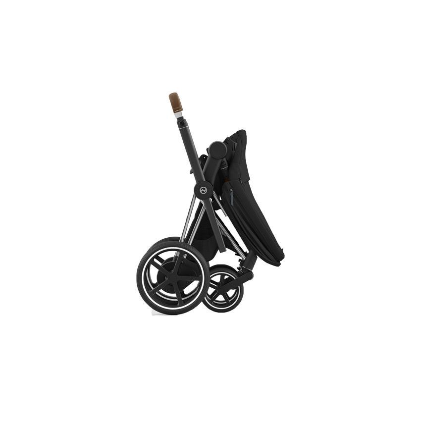 Châssis poussette Priam Chrome - Marron - Noir (Cybex) - Image 2