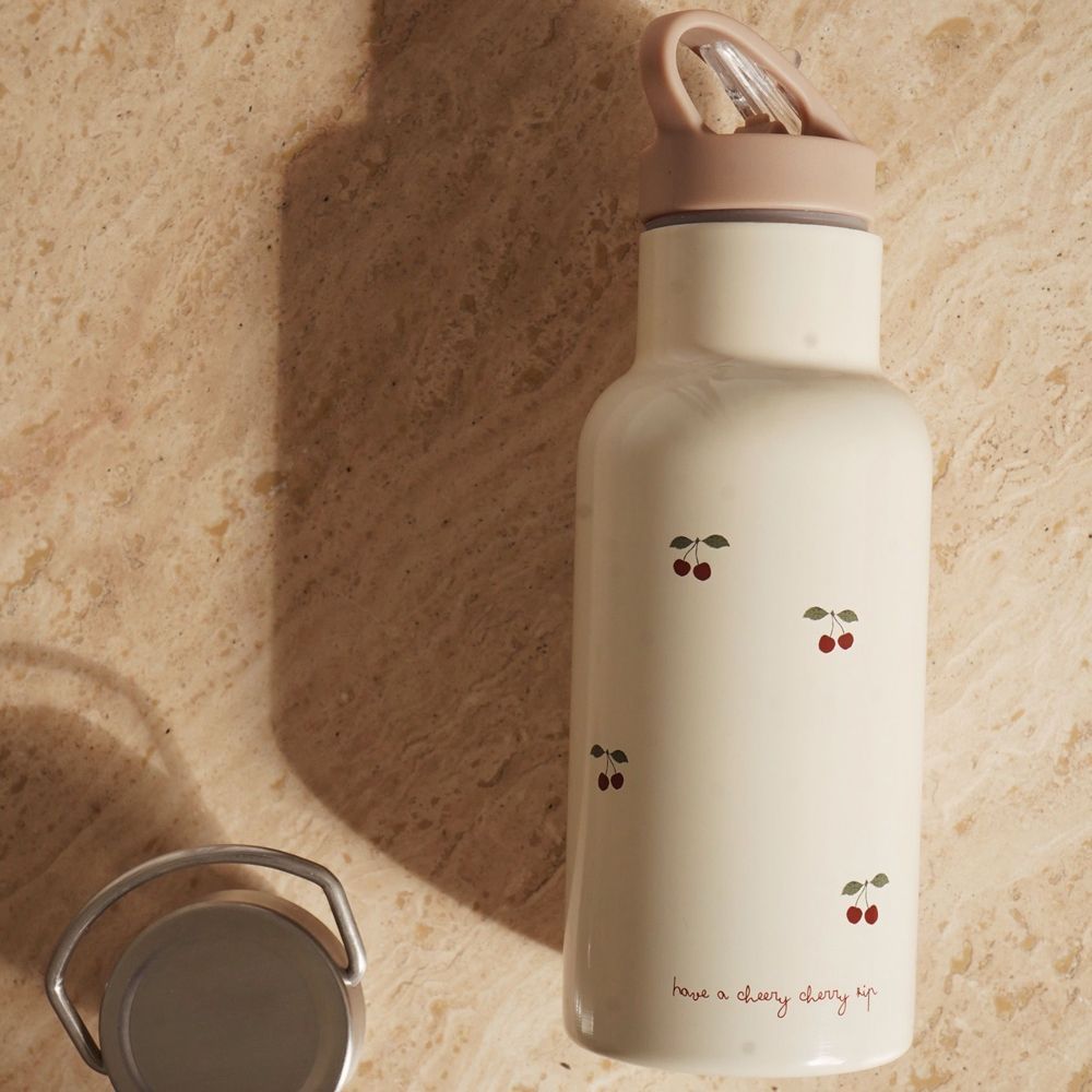 Gourde isotherme Cherry (350 ml) (Konges Slojd) - Image 2
