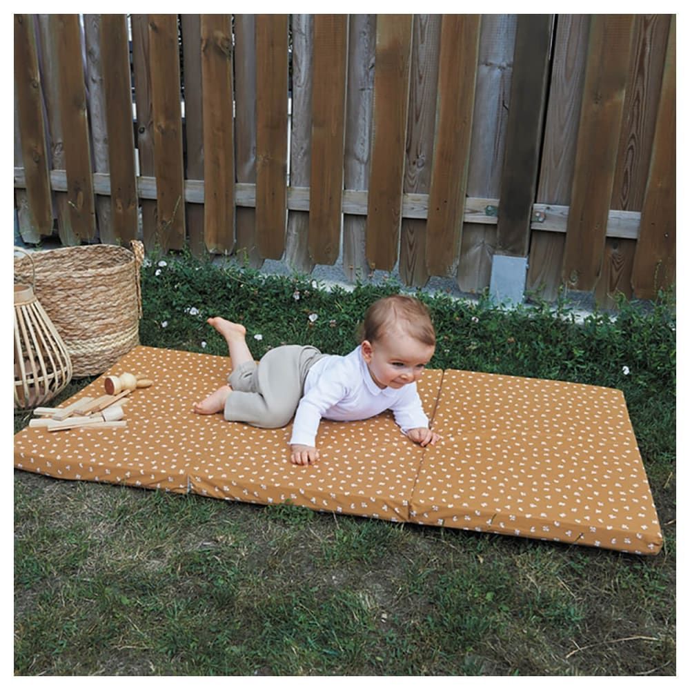 Matelas bébé pliant 3 parties - 60 cm x120 cm x 4 cm (Candide) - Image 3