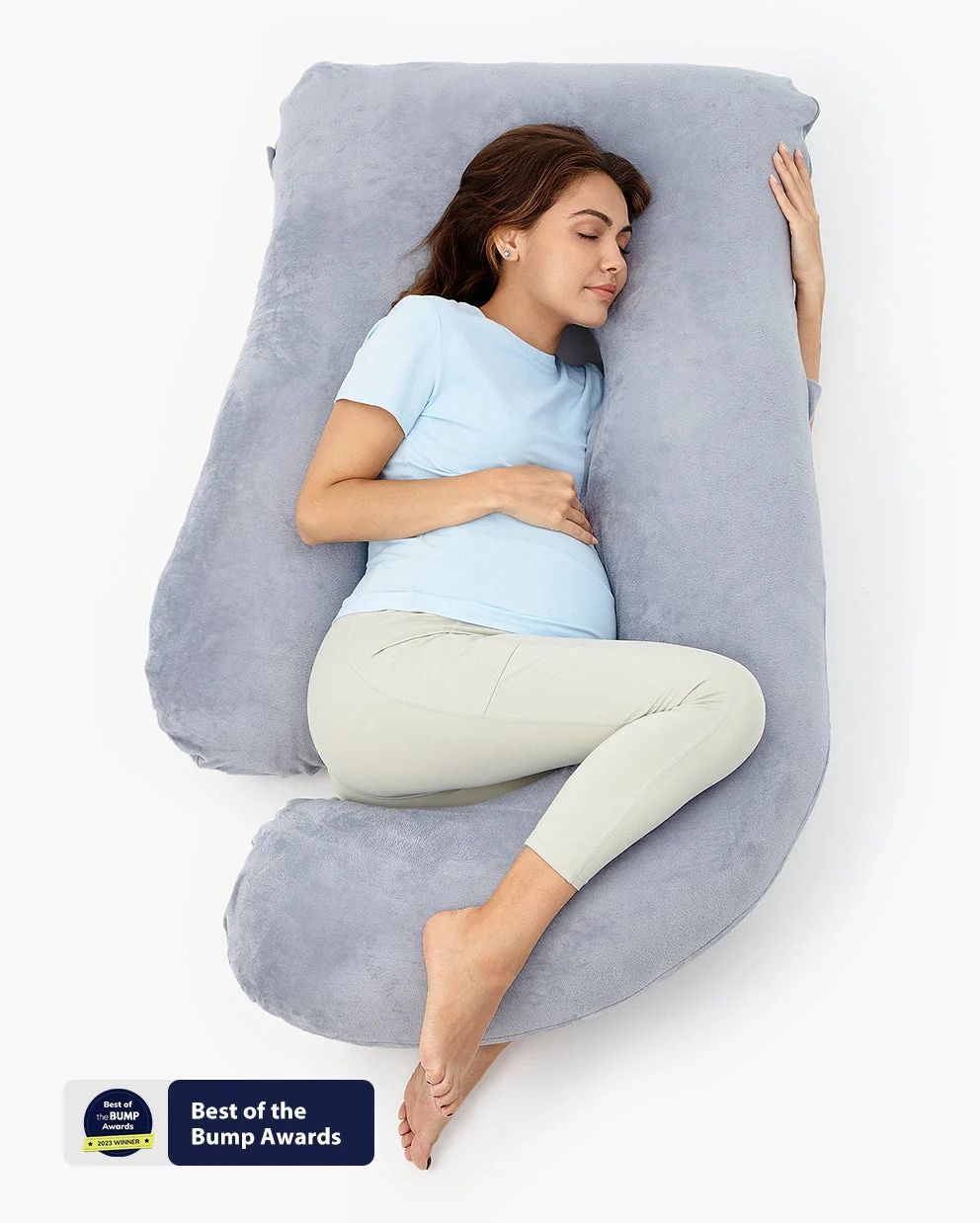 Huggable - Coussin de maternité en forme de U (Momcozy) - Image 1