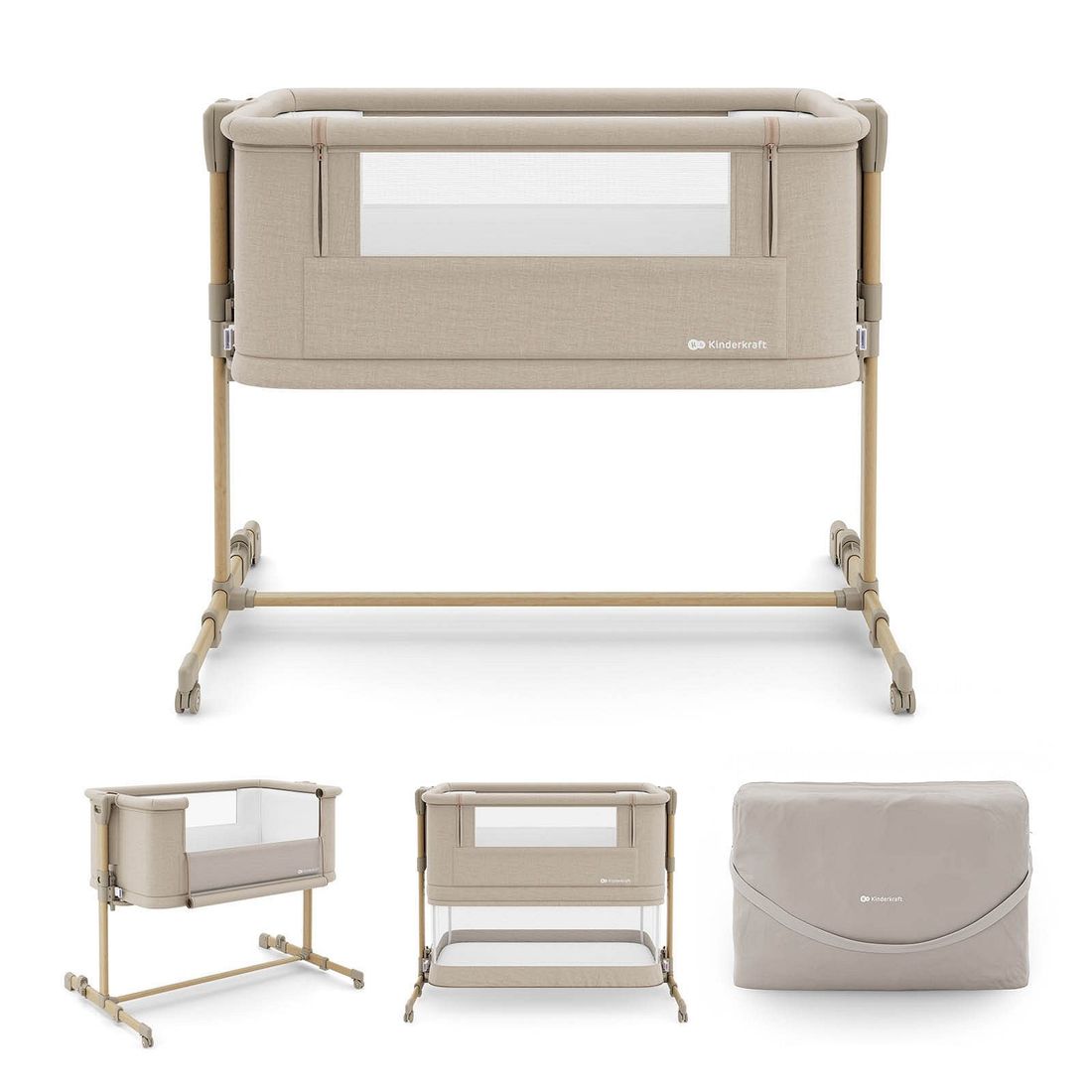 Berceau cododo 3 en 1 NESTEE GROW 2 beige (Kinderkraft) - Image 2