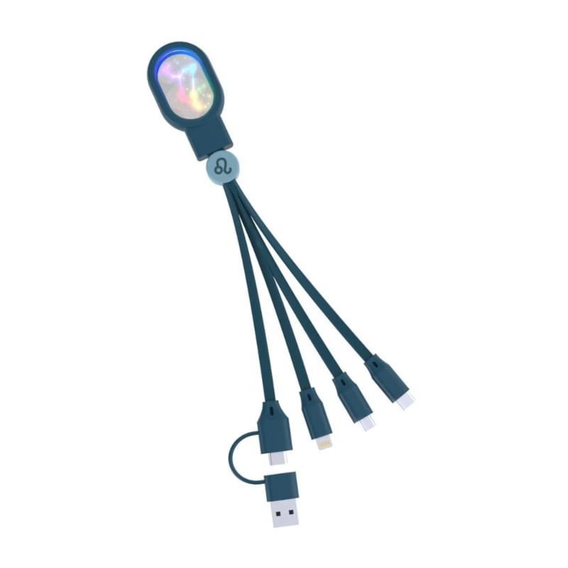 Câble de recharge 4en1 - eclairage led design lion - mob (MOB) - Image 2