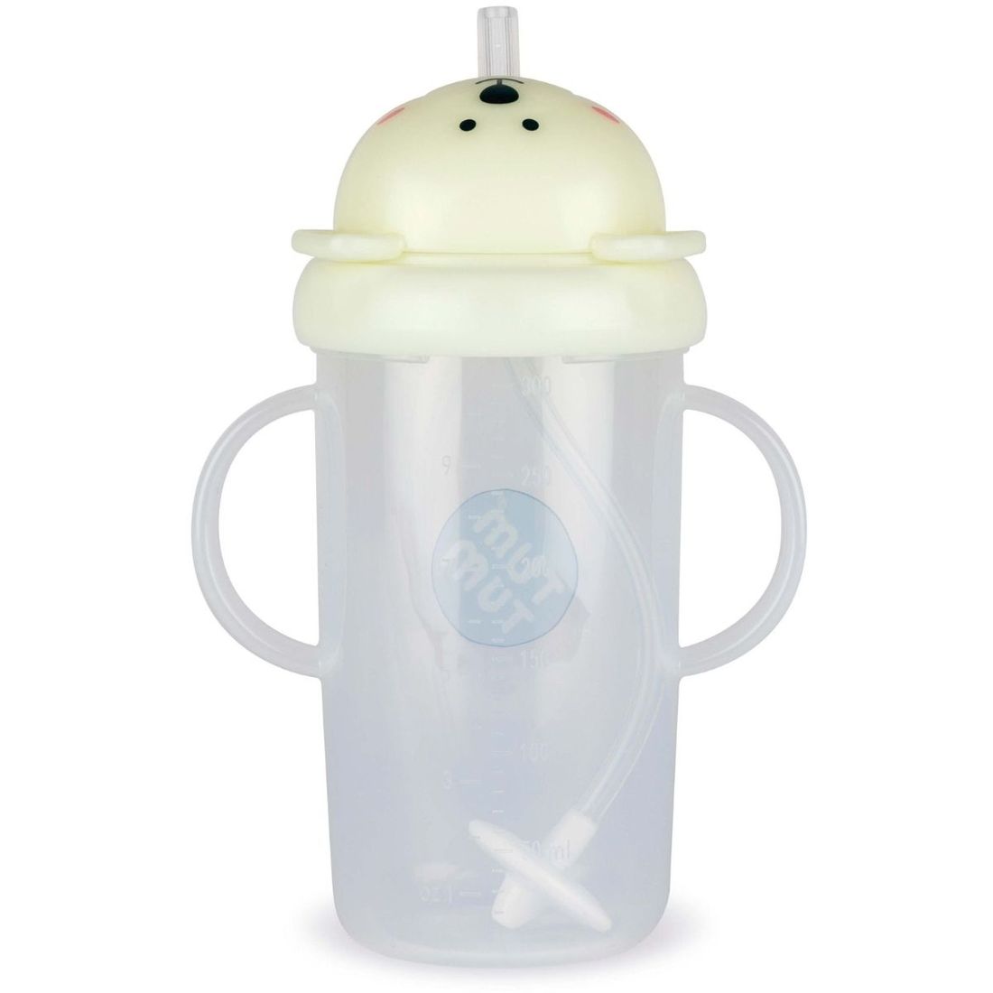 Tasse antifuite avec paille lestée Ours phosphorescente (300 ml) - Reconditionné (Tum Tum) - Image 2
