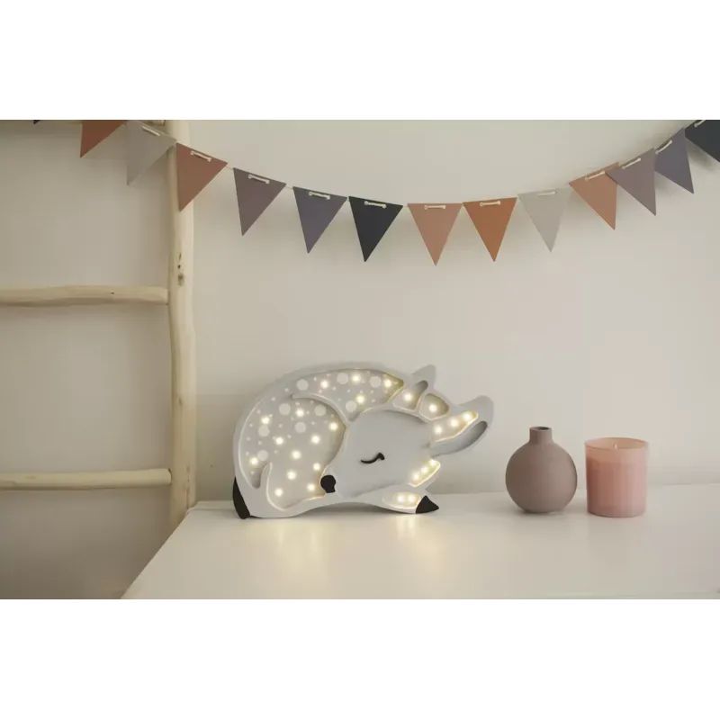 Lampe veilleuse faon gris clair (Little Lights) - Image 2