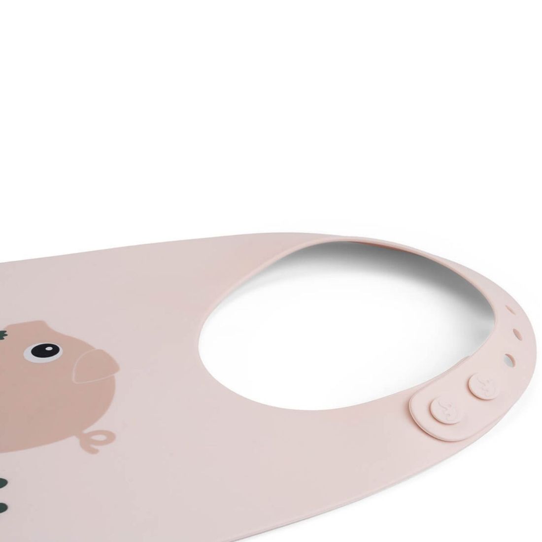 Bavoir en silicone Pigee Rose (Done by deer) - Image 3