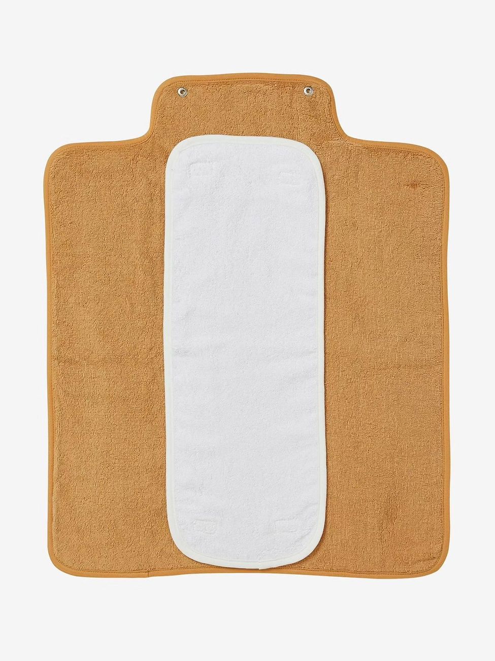 Tapis à langer de voyage en éponge Ourson caramel (Vertbaudet) - Image 2