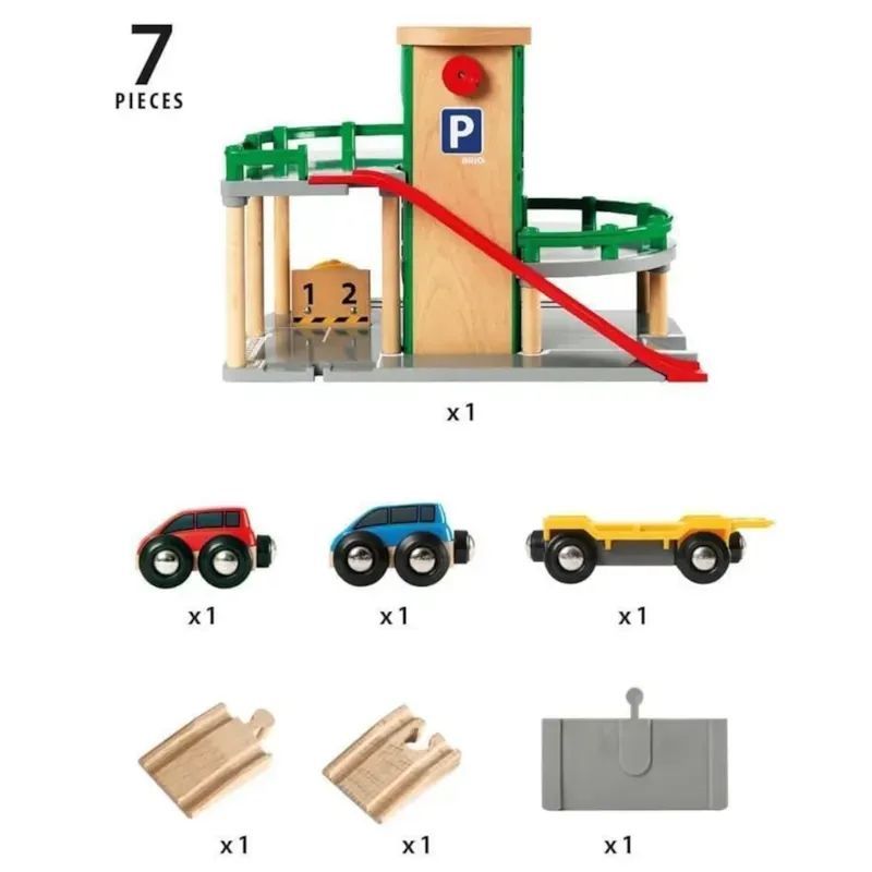 Garage rail et route (Brio) - Image 2