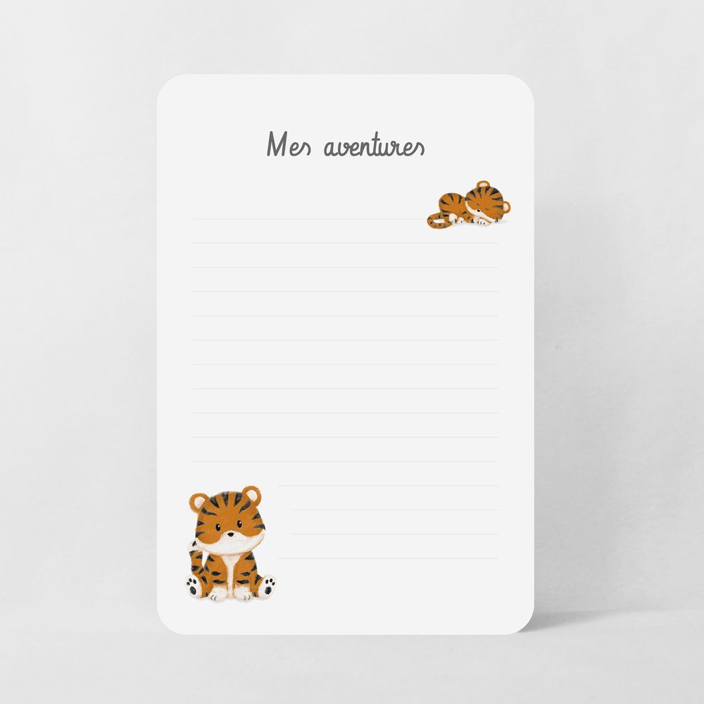 Cartes étapes bébé Tigre (Le Faire-Part Français) - Image 2