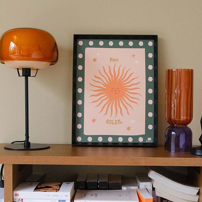 Affiche Mon Soleil - 40 x 30 cm (Ma petite vie) - Image 1