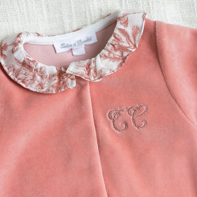 Pyjama Toile de Jouy Rose - 3 Mois (Tartine et Chocolat) - Image 5