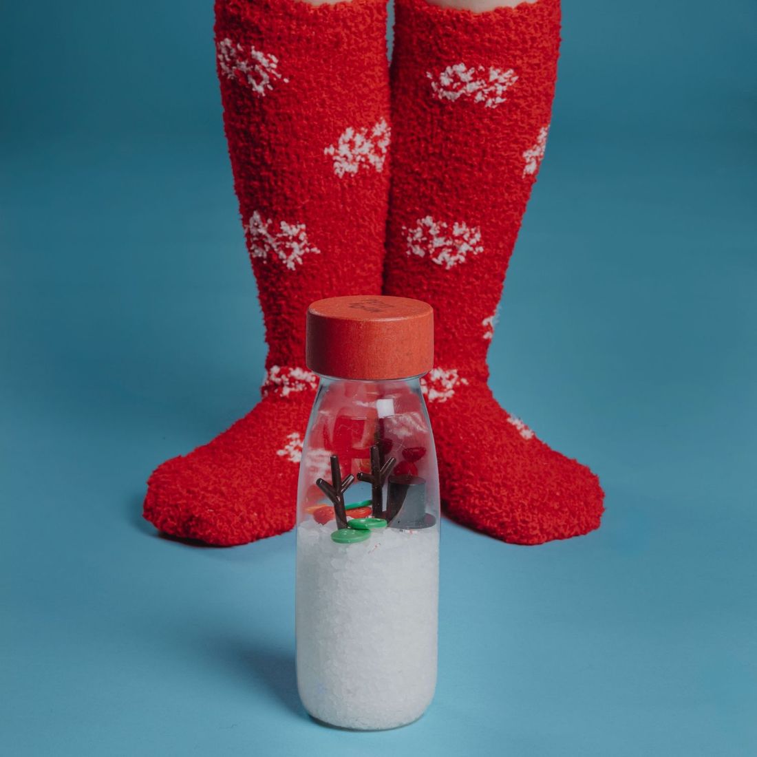 Bouteille sensorielle Noël Bonhomme de neige (Petit Boum) - Image 4