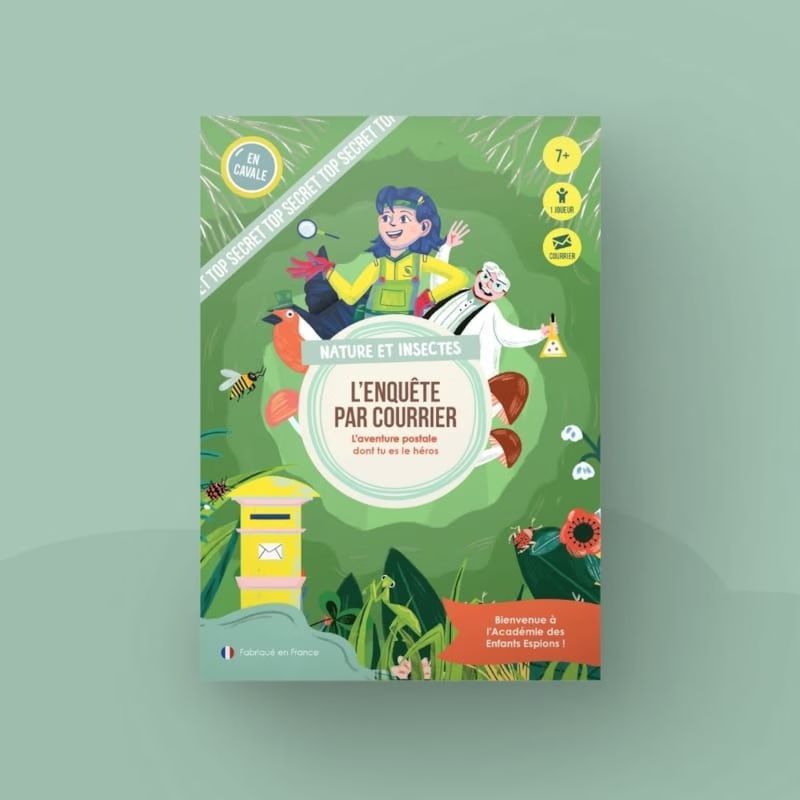 Enquête par courrier - nature & insectes (Éditions en Cavale) - Couverture