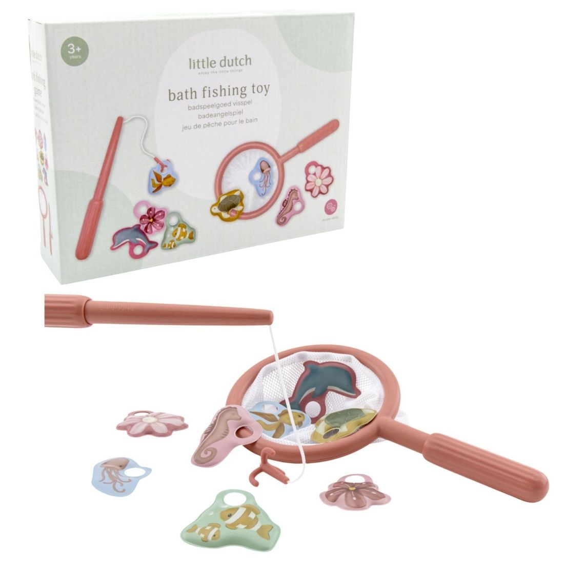 Jeu de bain pêche à la ligne Rose (Little Dutch) - Image 7