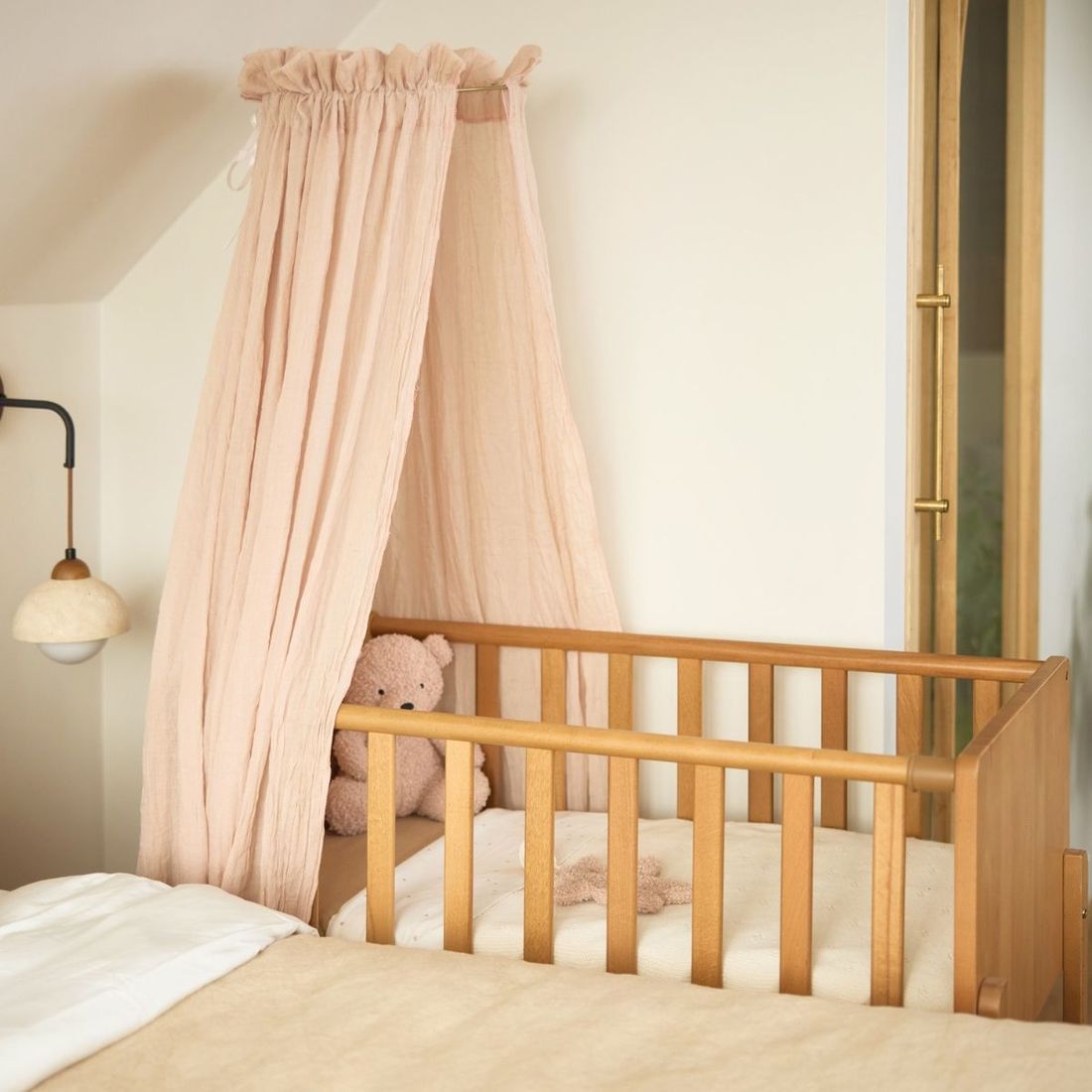 Ciel de lit vintage Wild Rose (155 cm) (Jollein) - Image 3
